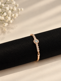 Elegant Crystal Solitaire Bracelet