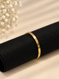 Elegant Gold Screw-Design Crystal Bracelet ✨