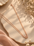 Rose Gold magnetic 2 in 1 Floral Pendant Necklace ✨