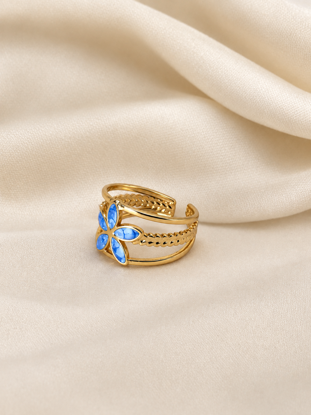 Gold-Tone Adjustable Ring