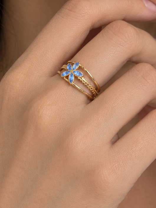 Gold-Tone Adjustable Ring