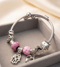 Silver-Tone Charm Bracelet