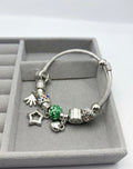 Charm Bracelet with Colorful Beads & Cute Hanging Charms