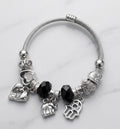Charm Bracelet with Colorful Beads & Cute Hanging Charms