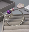 Charm Bracelet with Colorful Beads & Cute Hanging Charms