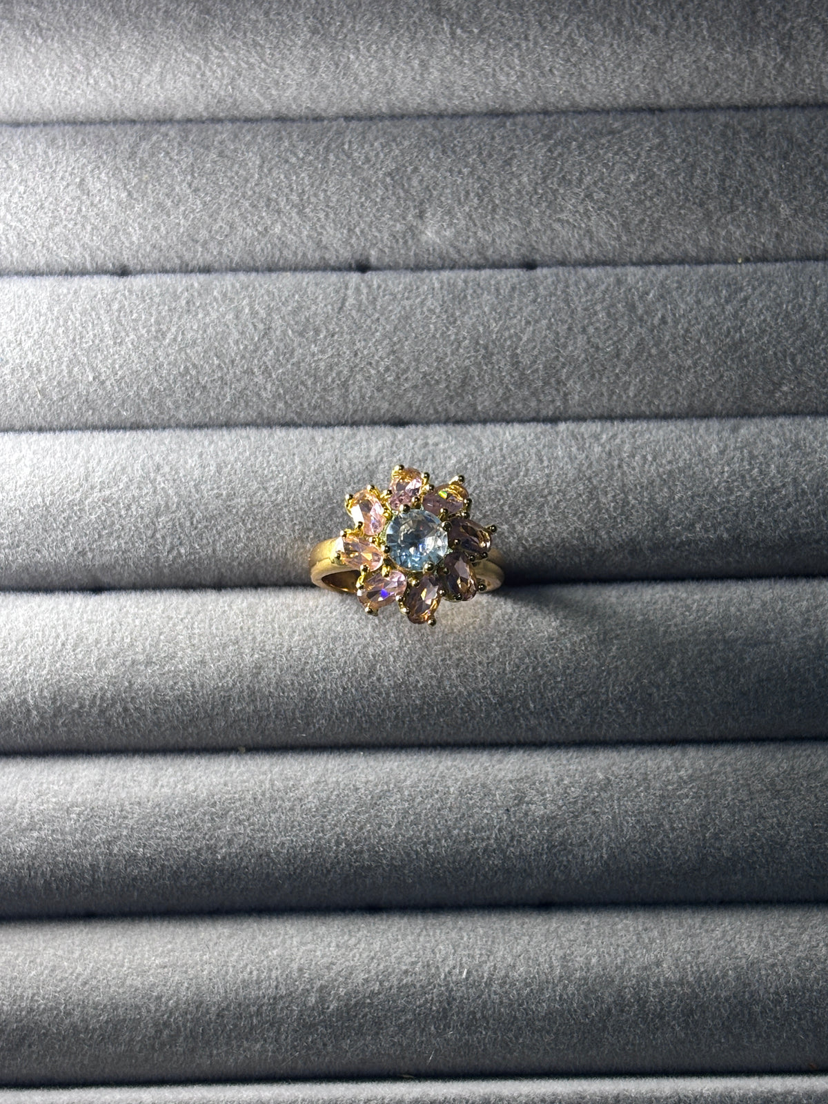 Radiant Blossom Rose Gold Ring