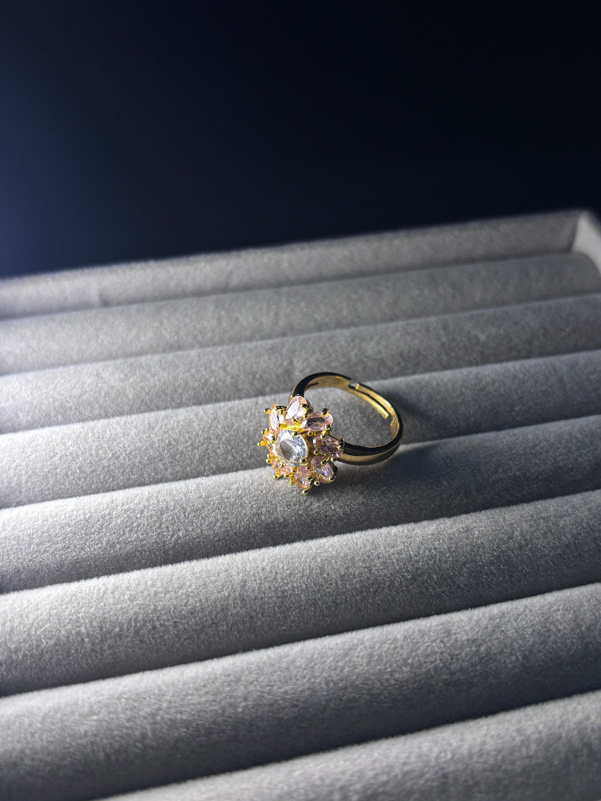 Radiant Blossom Rose Gold Ring