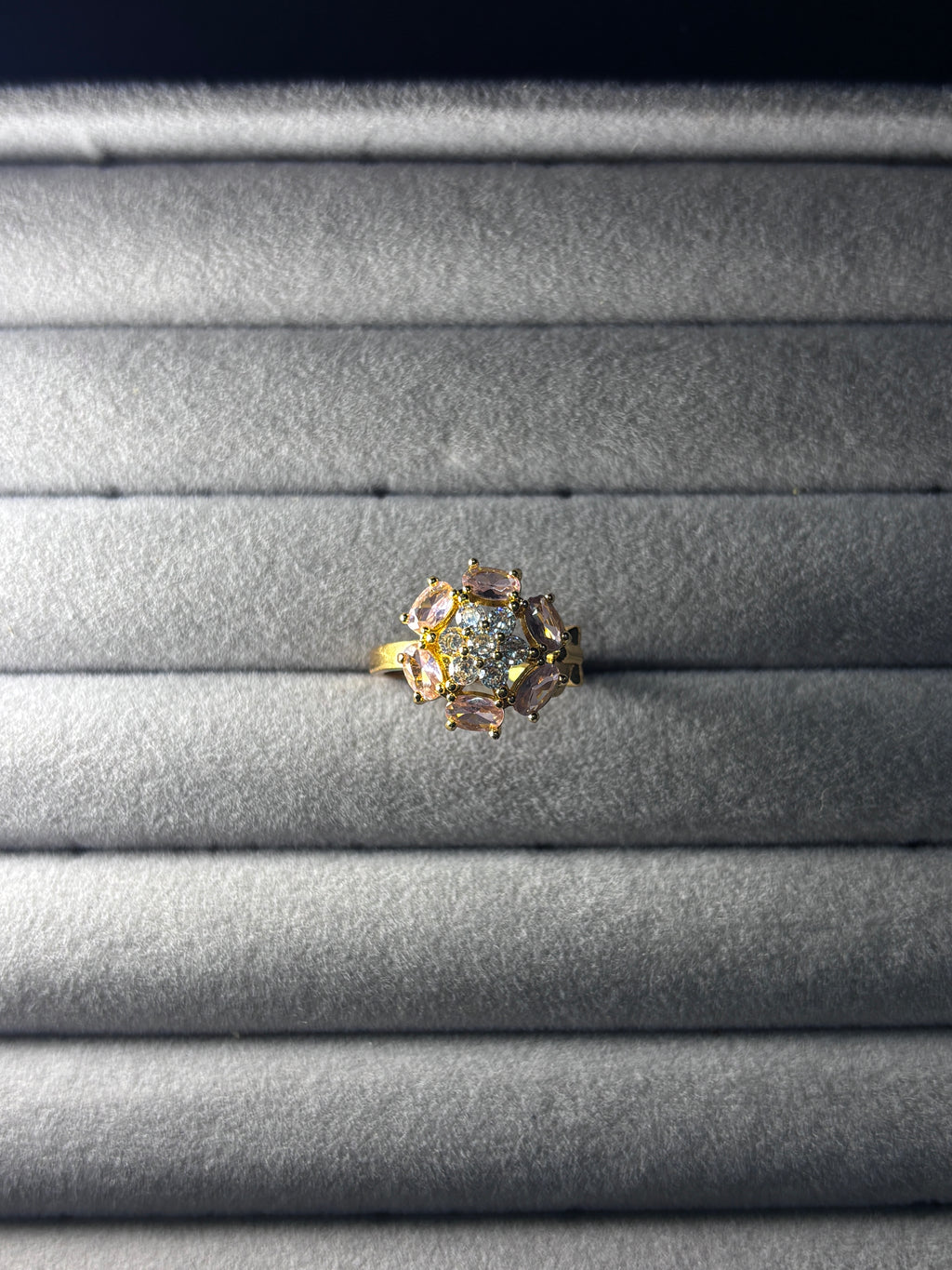 Radiant Blossom Rose Gold Ring