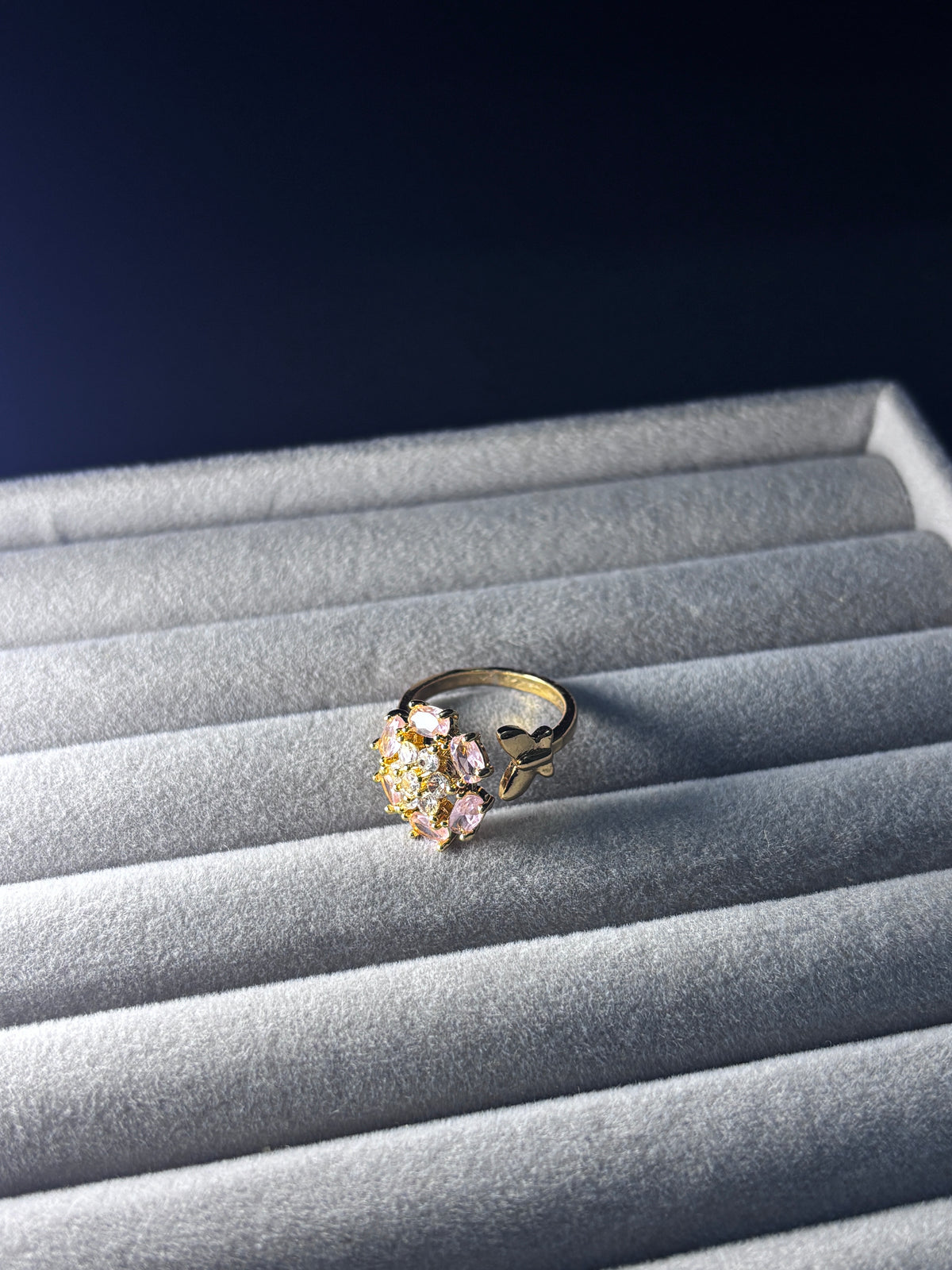 Radiant Blossom Rose Gold Ring