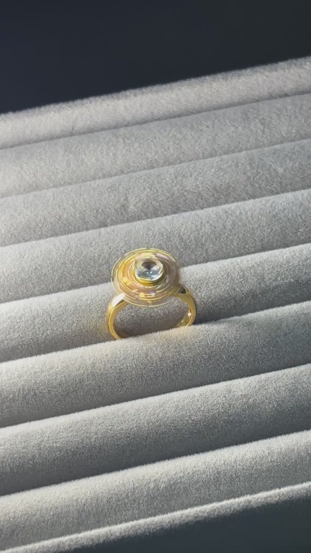 Radiant Blossom Rose Gold Ring